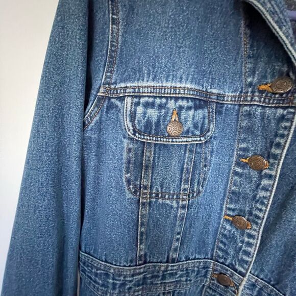 Bill Blass vintage size Medium 100% cotton denim jacket - Picture 5 of 7